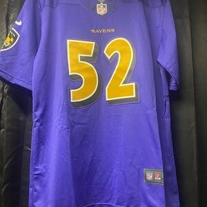 NFL Purple and Gold Men's Jersey